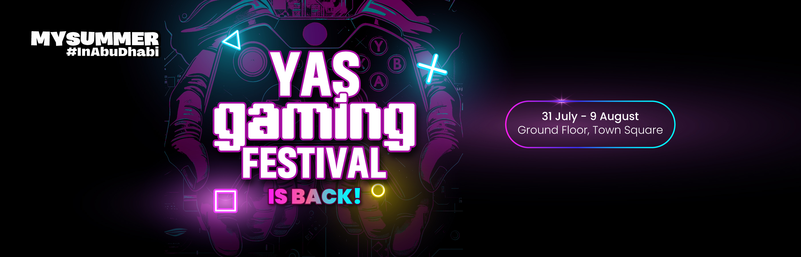 Yas Gaming Festival Banner